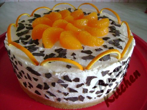 Cheesecake cu mandarine